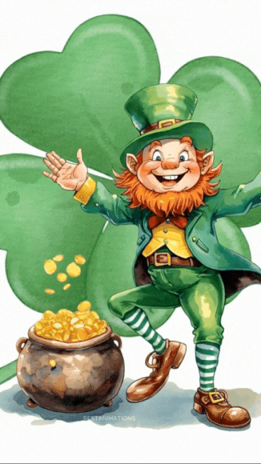 Dancing Leprechaun Gif